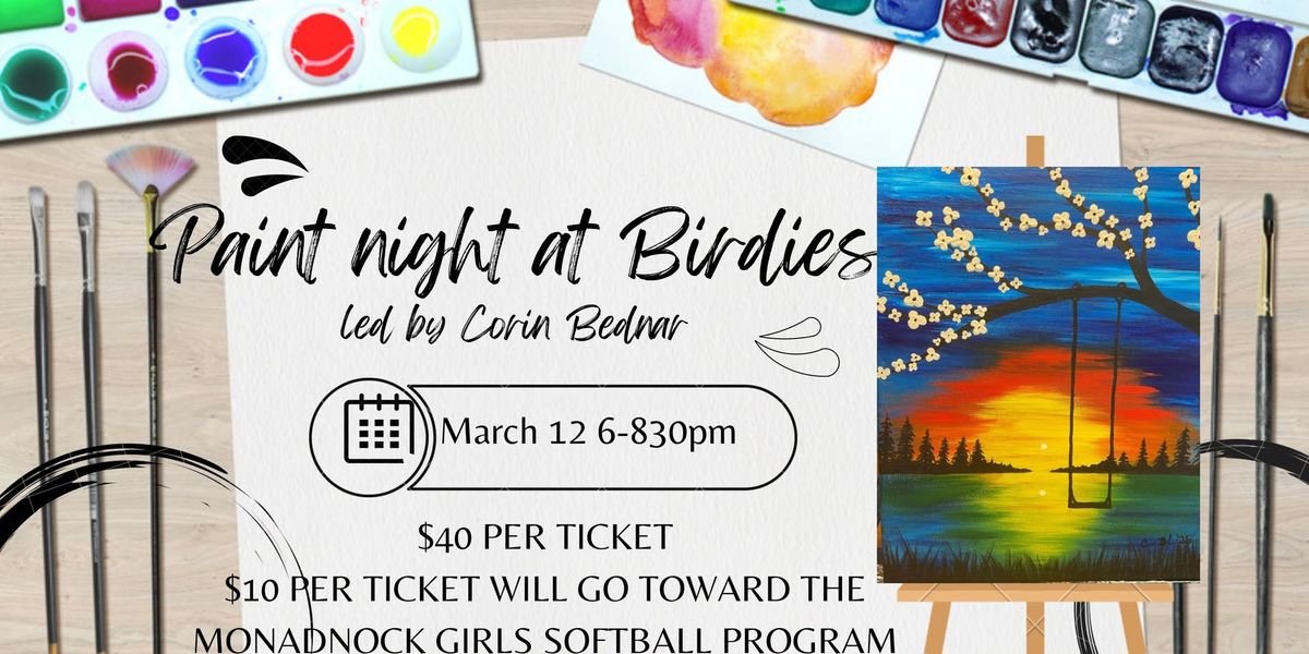 Paint Night at Birdies