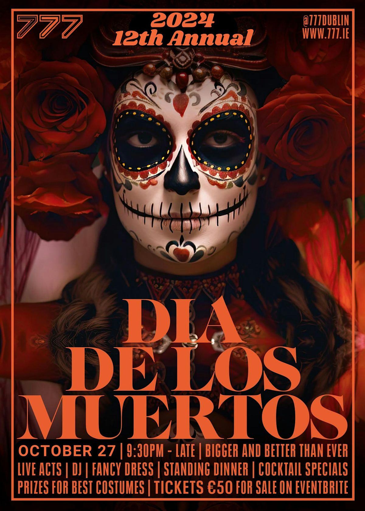 777 Dia De Los Muertos Halloween Party