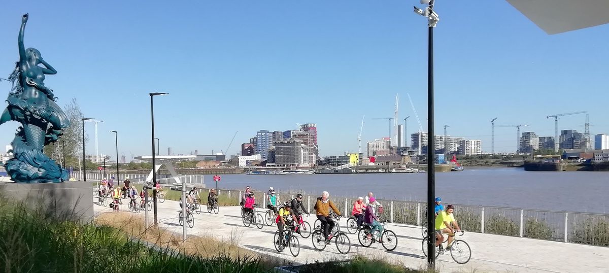 Greenwich to Royal Docks  -  Cycle Ride