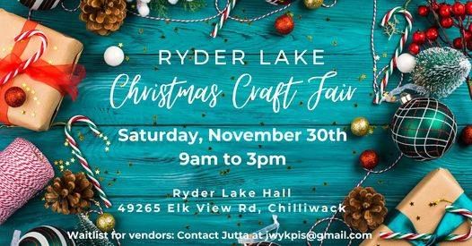 Ryder Lake Christmas Craft Fair