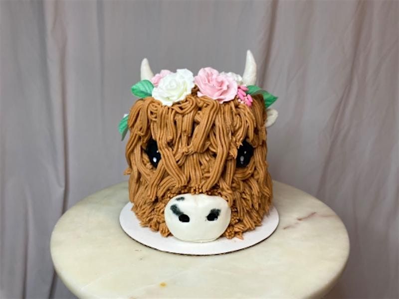 Fall Cake Decorating Dallas  - Highland Cow! at Celestial Beerworks