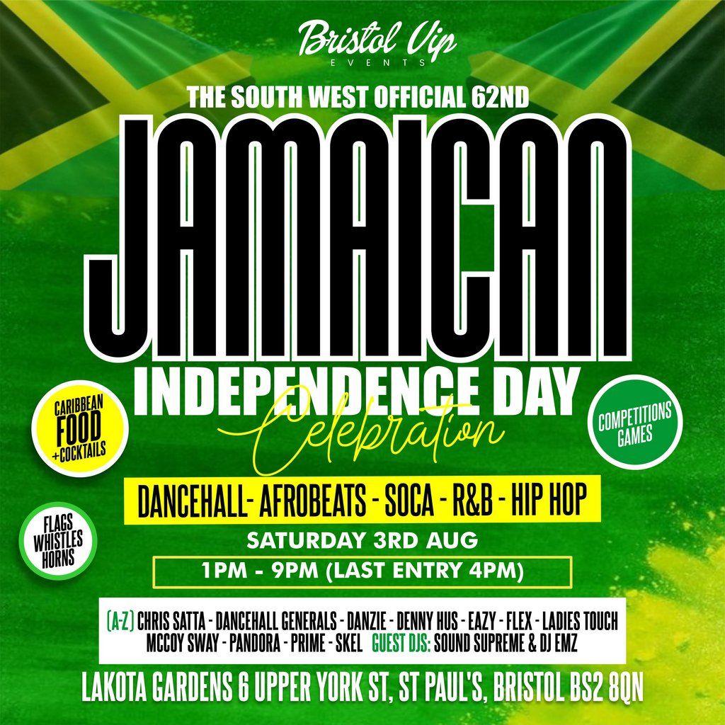 Official 62nd Jamaican Independence Day Party