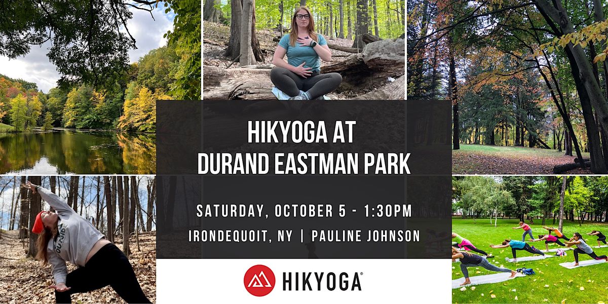 Hikyoga at Durand Eastman Park with Pauline