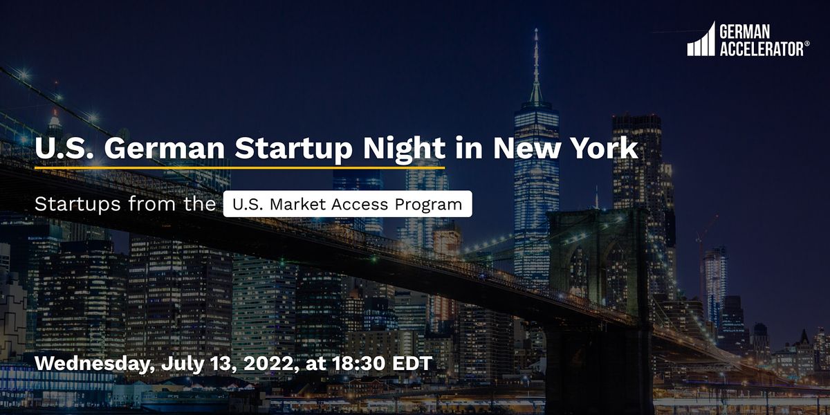 U.S. German Startup Night in New York City