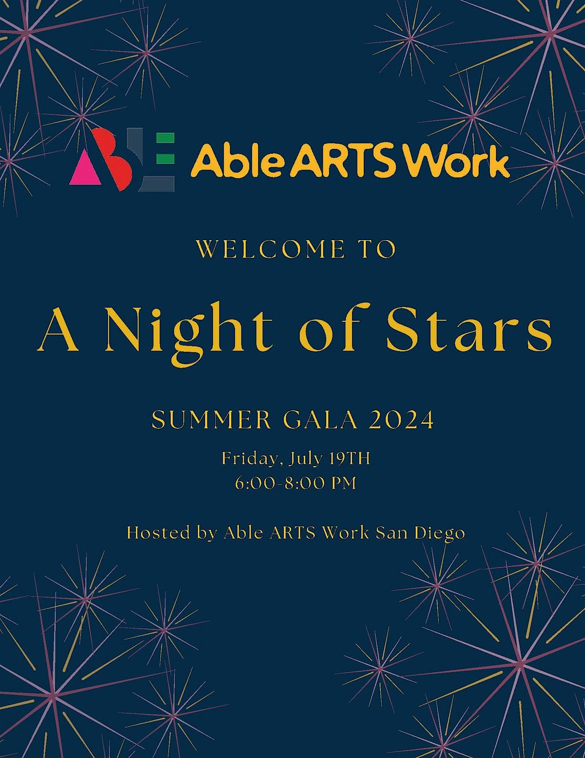 Able ARTS Work San Diego's Summer Showcase