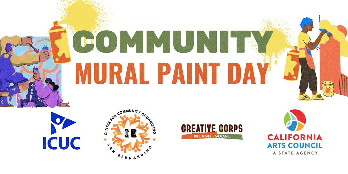 Community Mural Paint Day \/\/\/ D\u00eda comunitario de pintura mural