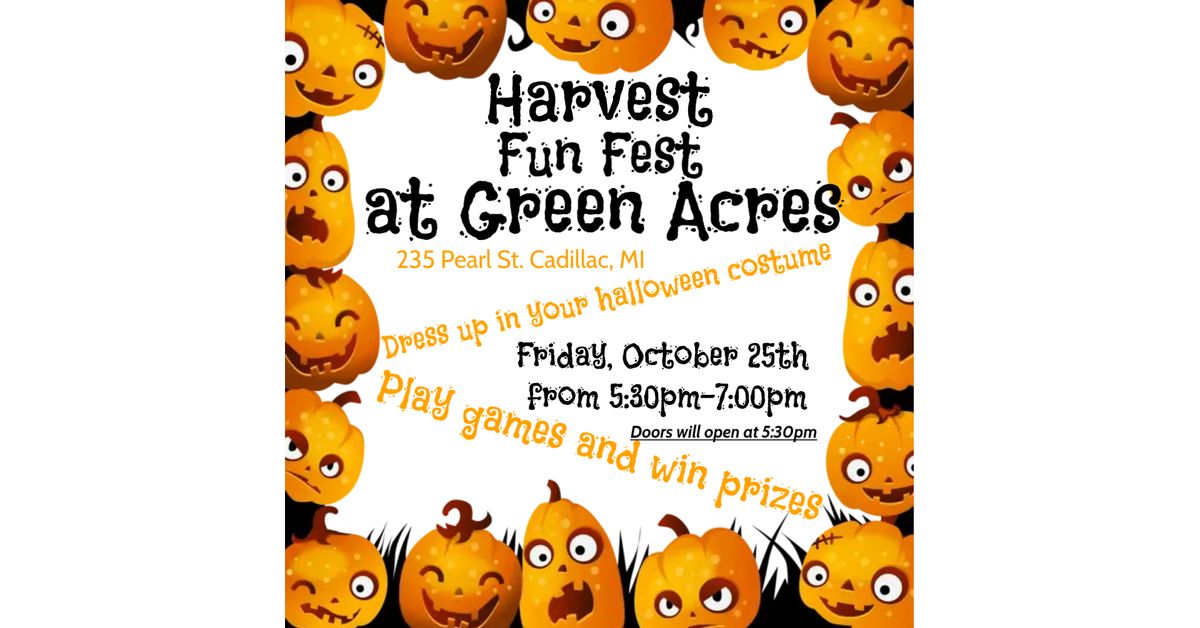 Harvest Fun Fest at Green Acres of Cadillac