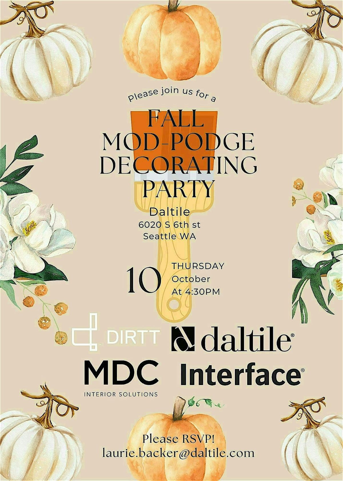 Fall Mod Podge Event!