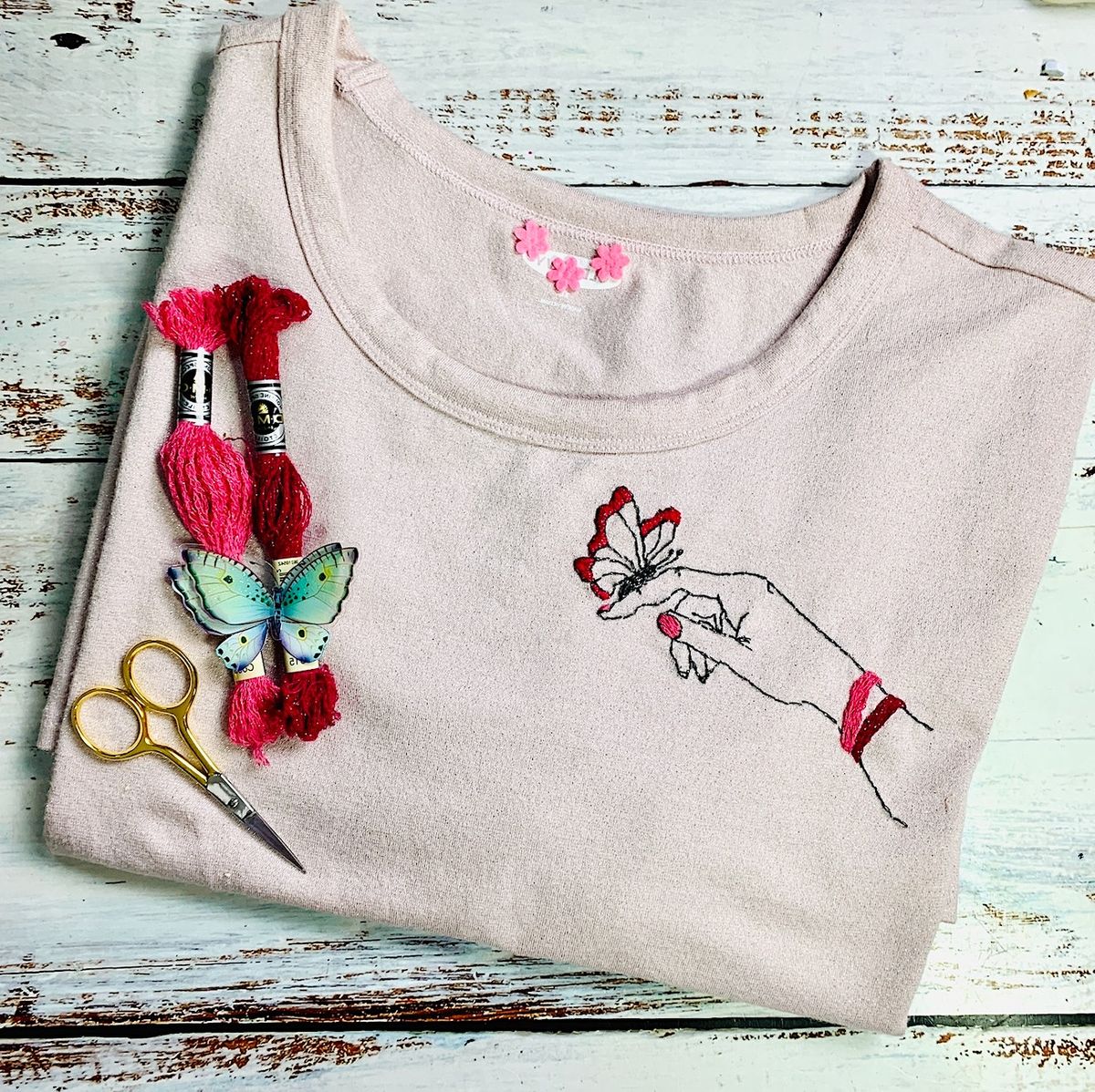 Virtual Embroider your Clothes with Trendy Upcycling, Virtual Venue