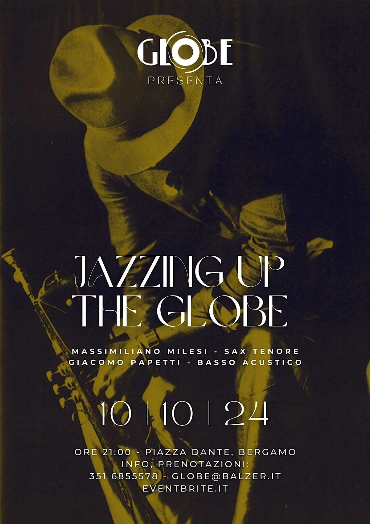 JAZZING UP THE GLOBE - il giovedi' Jazz del centro citt\u00e0