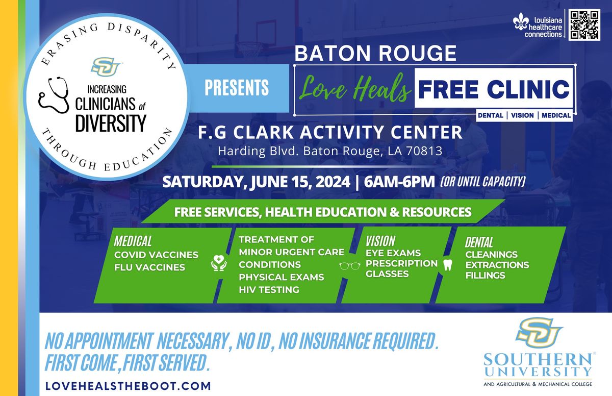 SU-ICOD Baton Rouge Love Heals Free Clinic