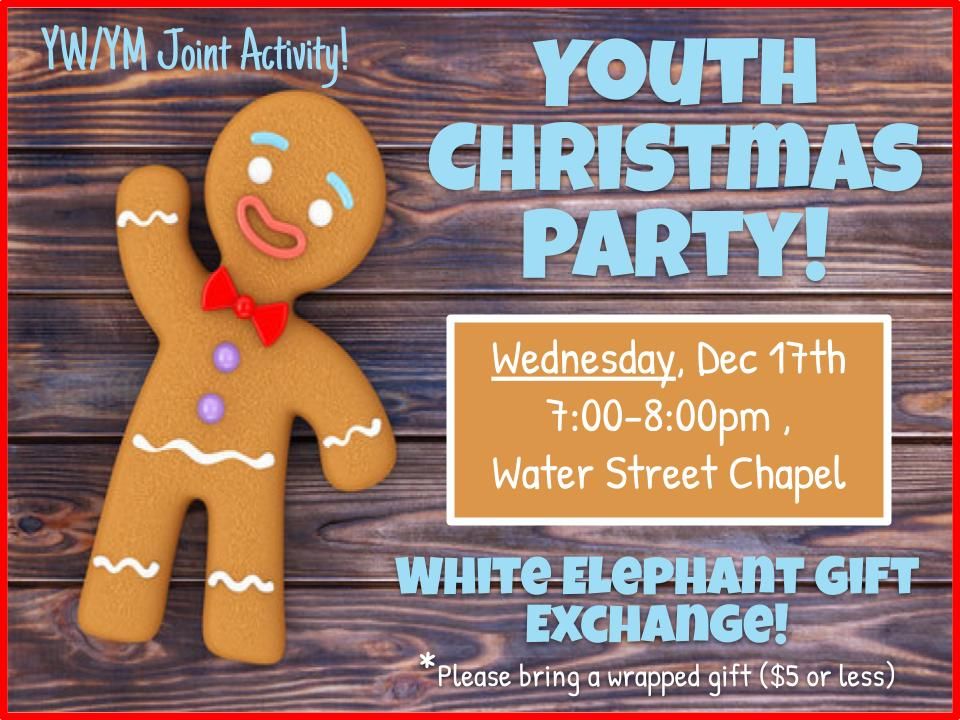Youth Group White Elephant Christmas Party