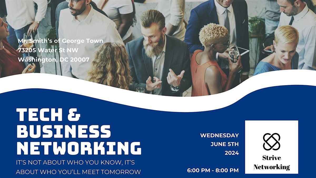 Tech and Business Networking | Elevating Your Potential - DC