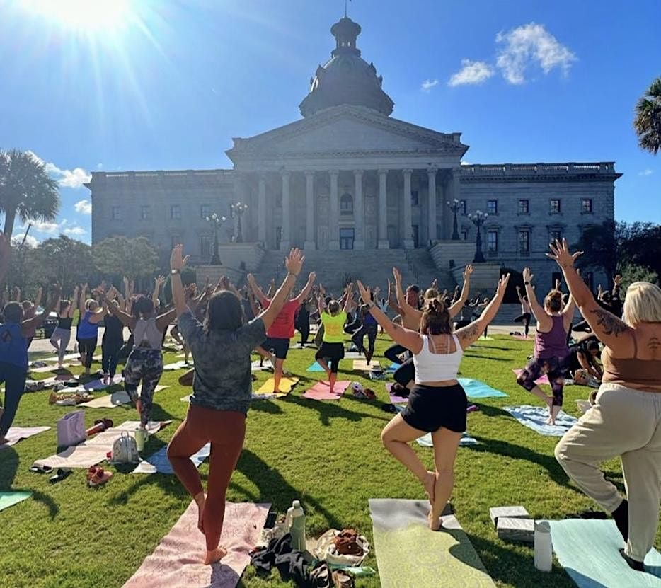 Free Yoga at the South Carolina Statehouse to celebrate Earth Day
