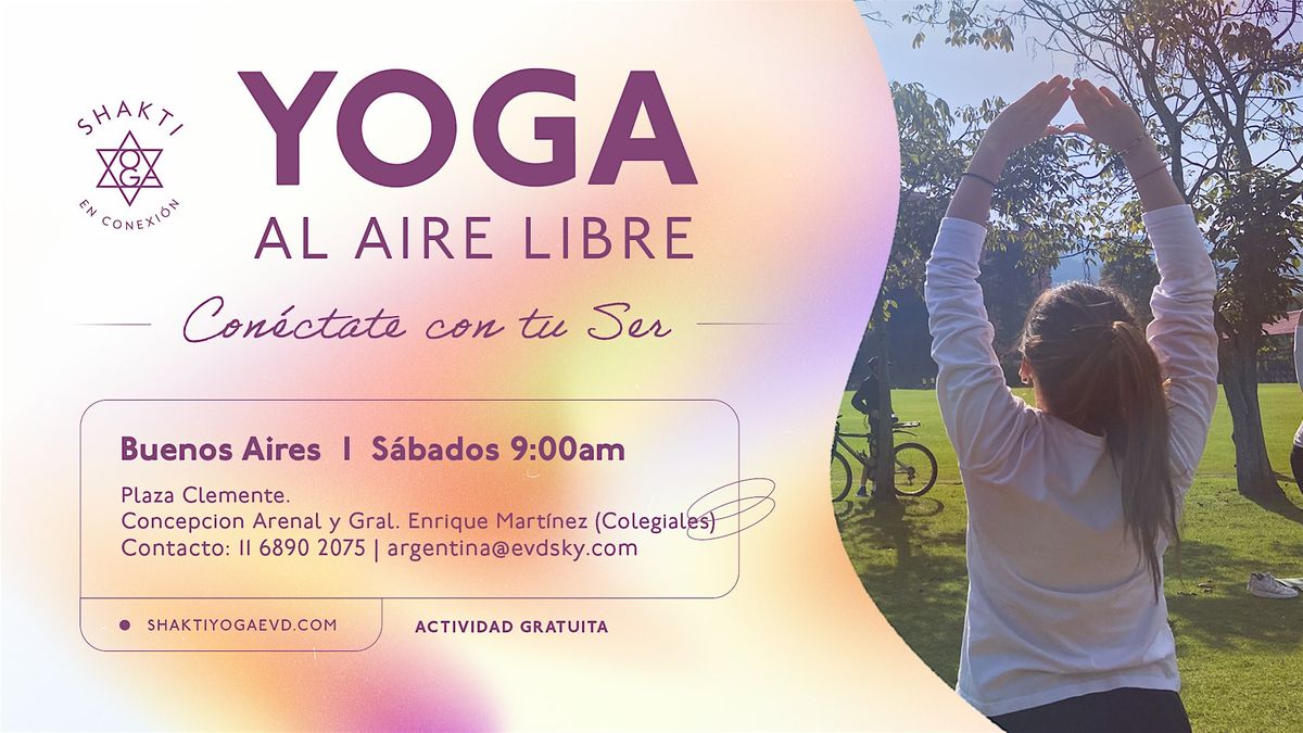 Clases Shakti Yoga al Aire Libre en Colegiales