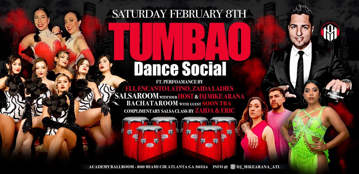 TUMBAO Dance Social Ft. 2 ROOMS, Shows & Complimentary Dance Class BYOB