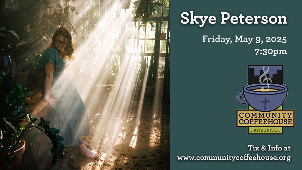 Skye Peterson at the Community Coffeehouse