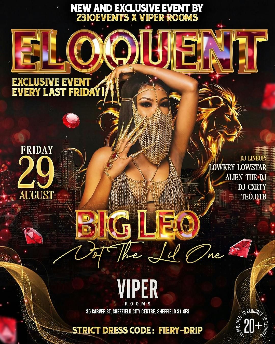 \ud83d\udc26\u200d\ud83d\udd25ELOQUENT: BIG LEO SZN\u264c\ufe0f