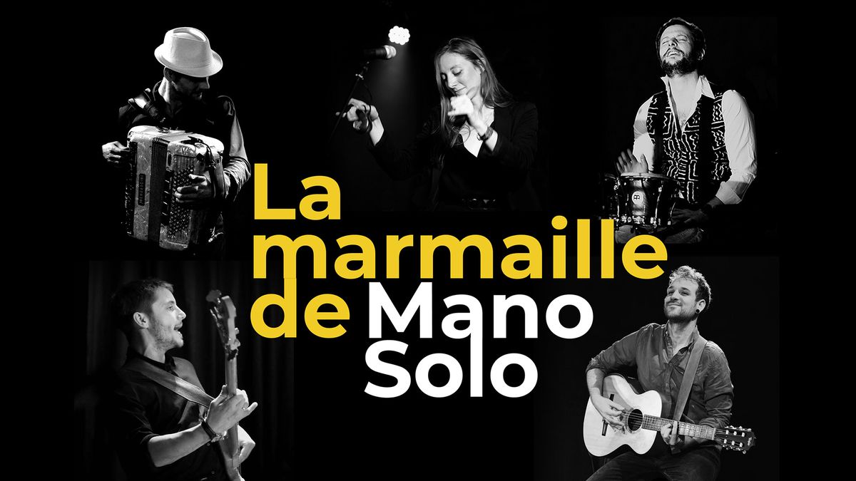 La Marmaille de Mano Solo en concert sur le Bateau El Alamein