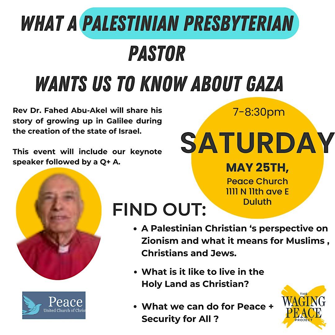 What a Palestinian Presbyterian Pastor Wants us to Know about Gaza