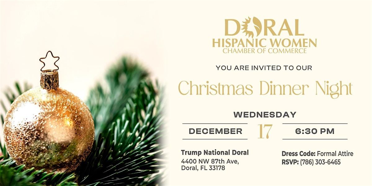 CHRISTMAS DINNER NIGTH