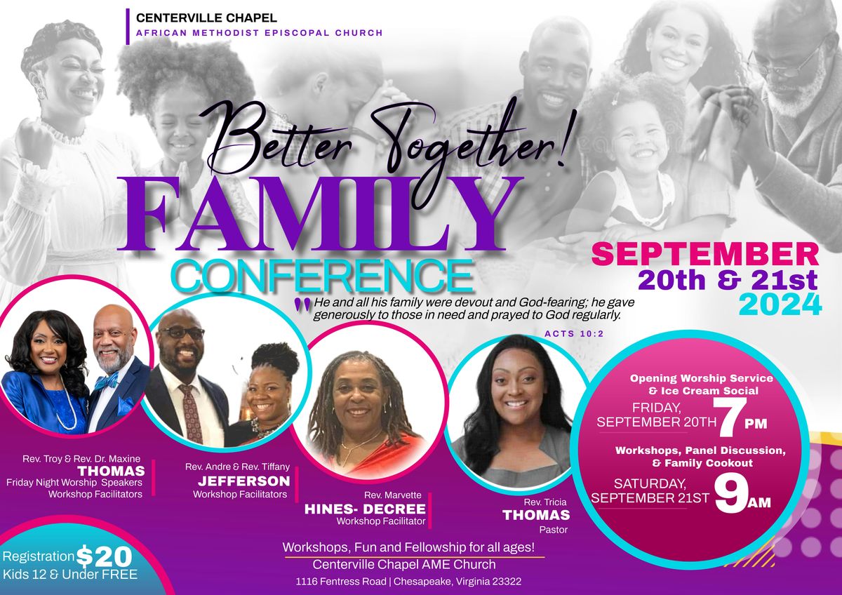 Better Together! Family Conference