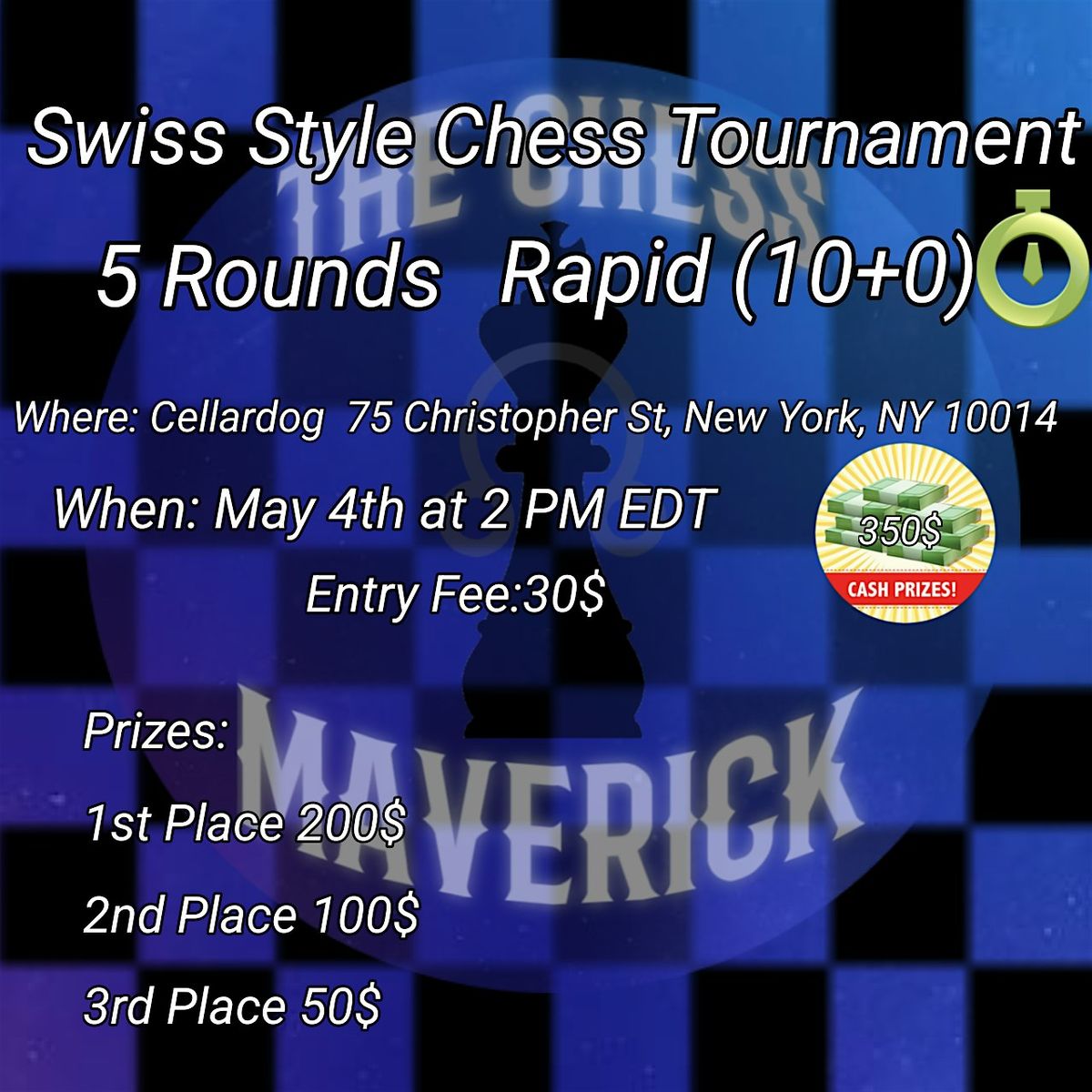 Rapid Chess Tournament  05\/04\/24