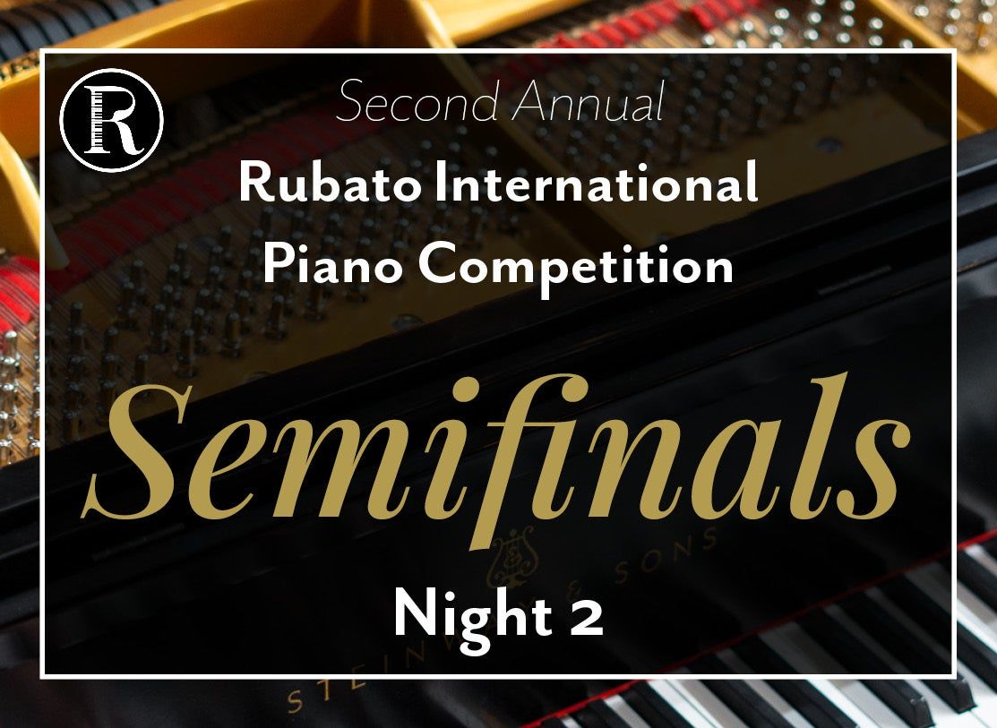 Rubato International Piano Competition - Thursday Semi-Finals at Oxford Performing Arts Center