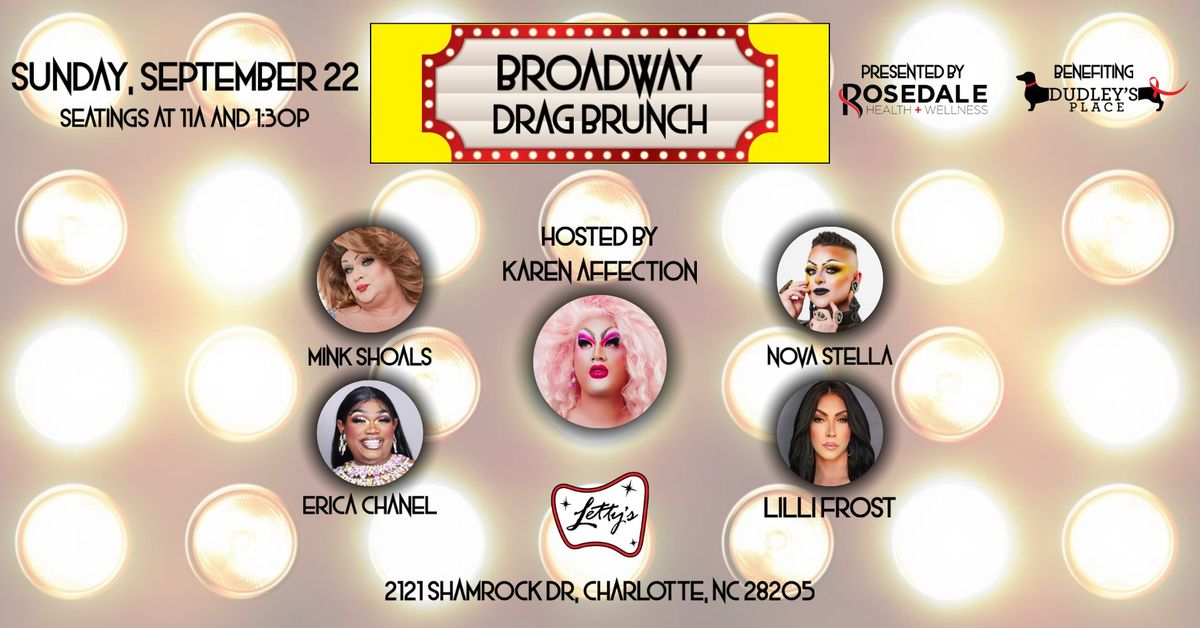 Dudley's Place Broadway Drag Brunch