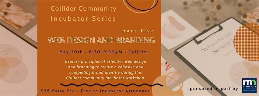 Collider Community Incubator Workshop: Web Design and Branding