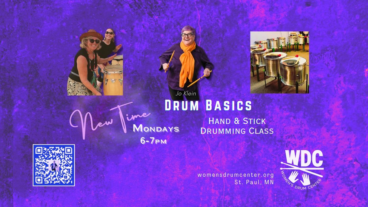 Drum Basics-Hand and Stick Drumming Class