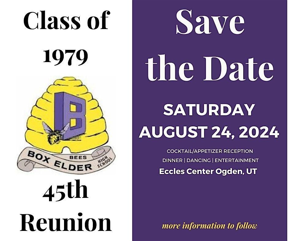 Box Elder HIgh School 45th Class Reunion