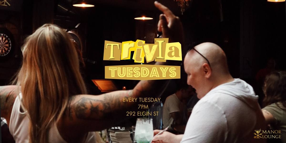 Trivia Tuesdays at Manor Lounge