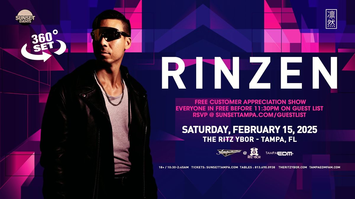 RINZEN - Sunset Saturdays - Tampa, FL