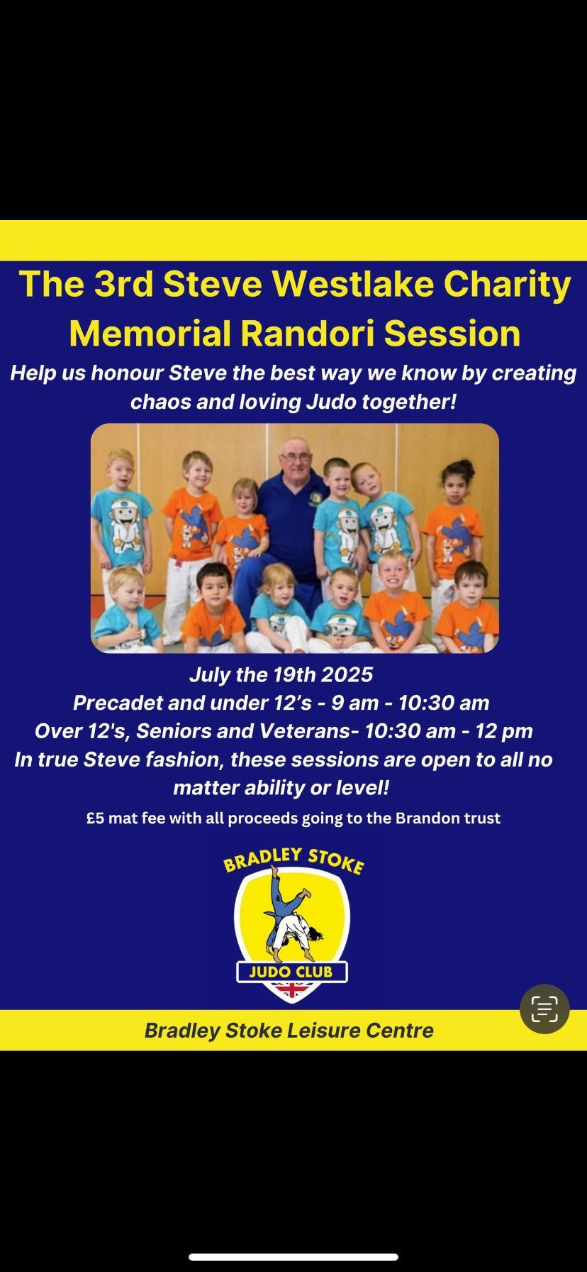 The 3rd Annual Memorial Charity Randori For Steve Westlake