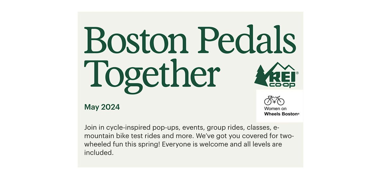 Boston Pedals Together: Ride Series with Women on Wheels Boston