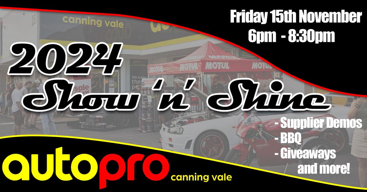 Autopro Canning Vale Show 'n' Shine 2024