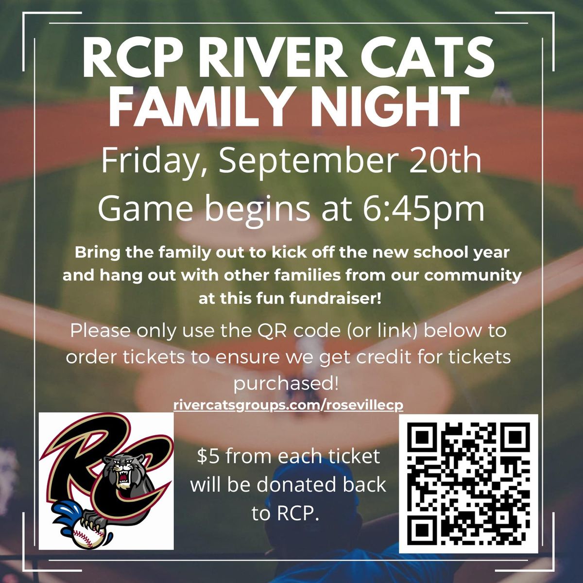 Family Night fundraiser for RCP