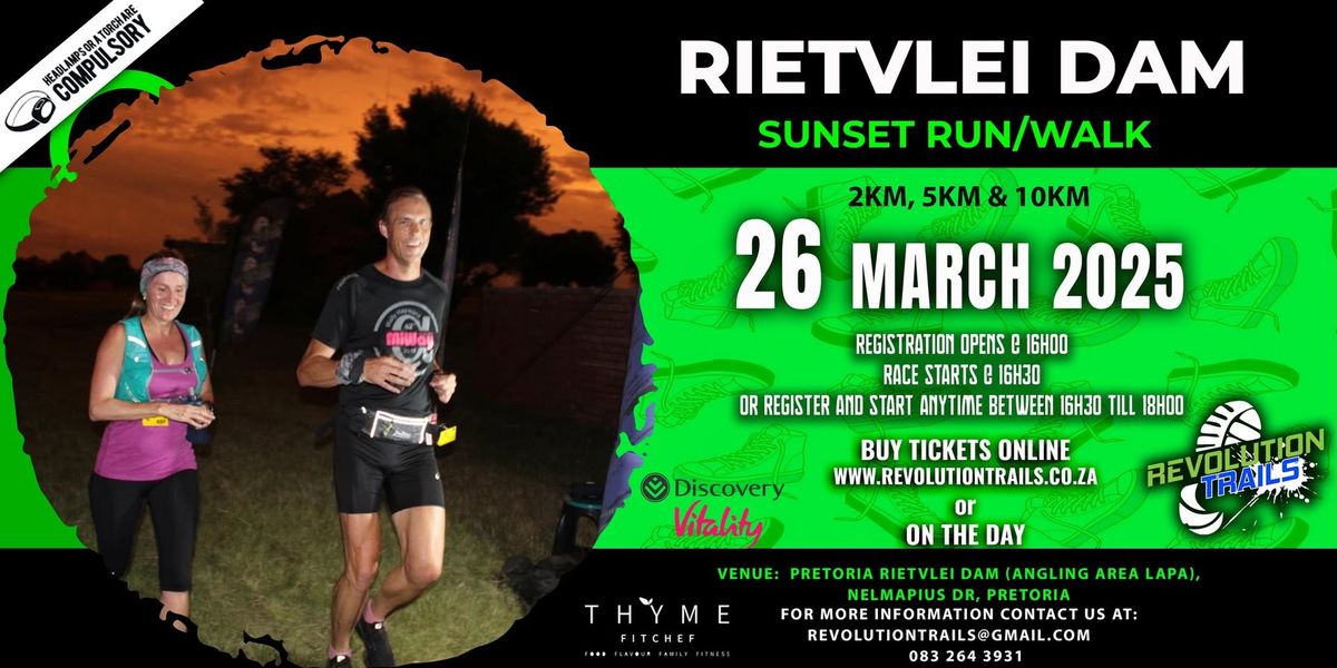 Rietvlei Dam Sunset Run\/Walk