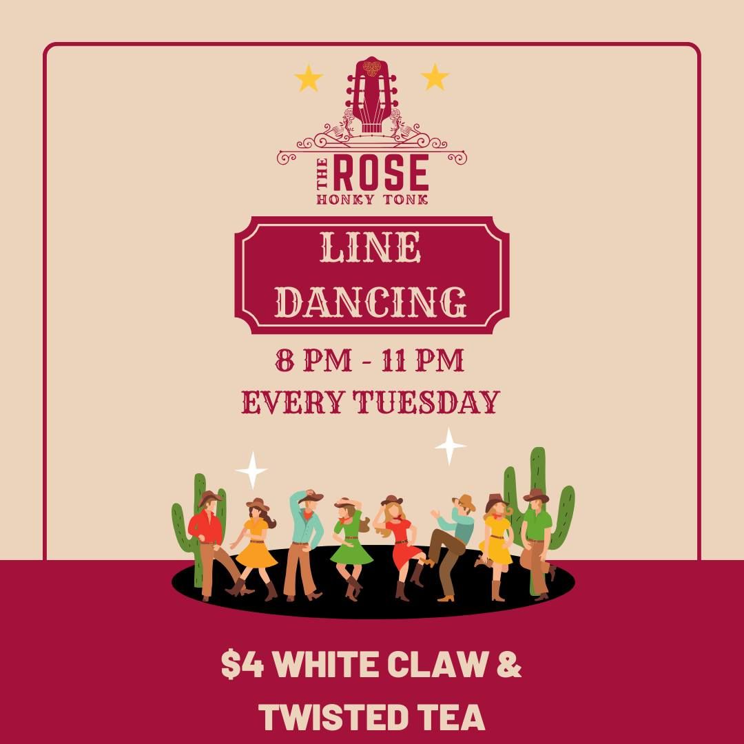 Line Dancing at The Rose