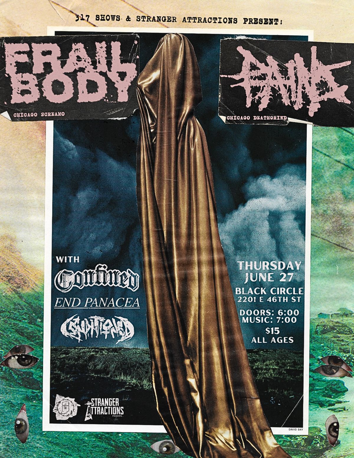 Stranger Attractions & 317 Shows Presents FRAIL BODY w\/ PAINS and more!! 