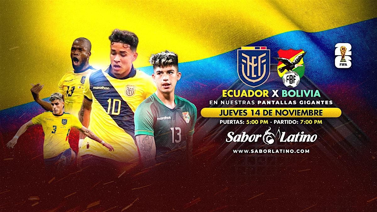 ECUADOR VS  BOLIVIA | NEW YORK