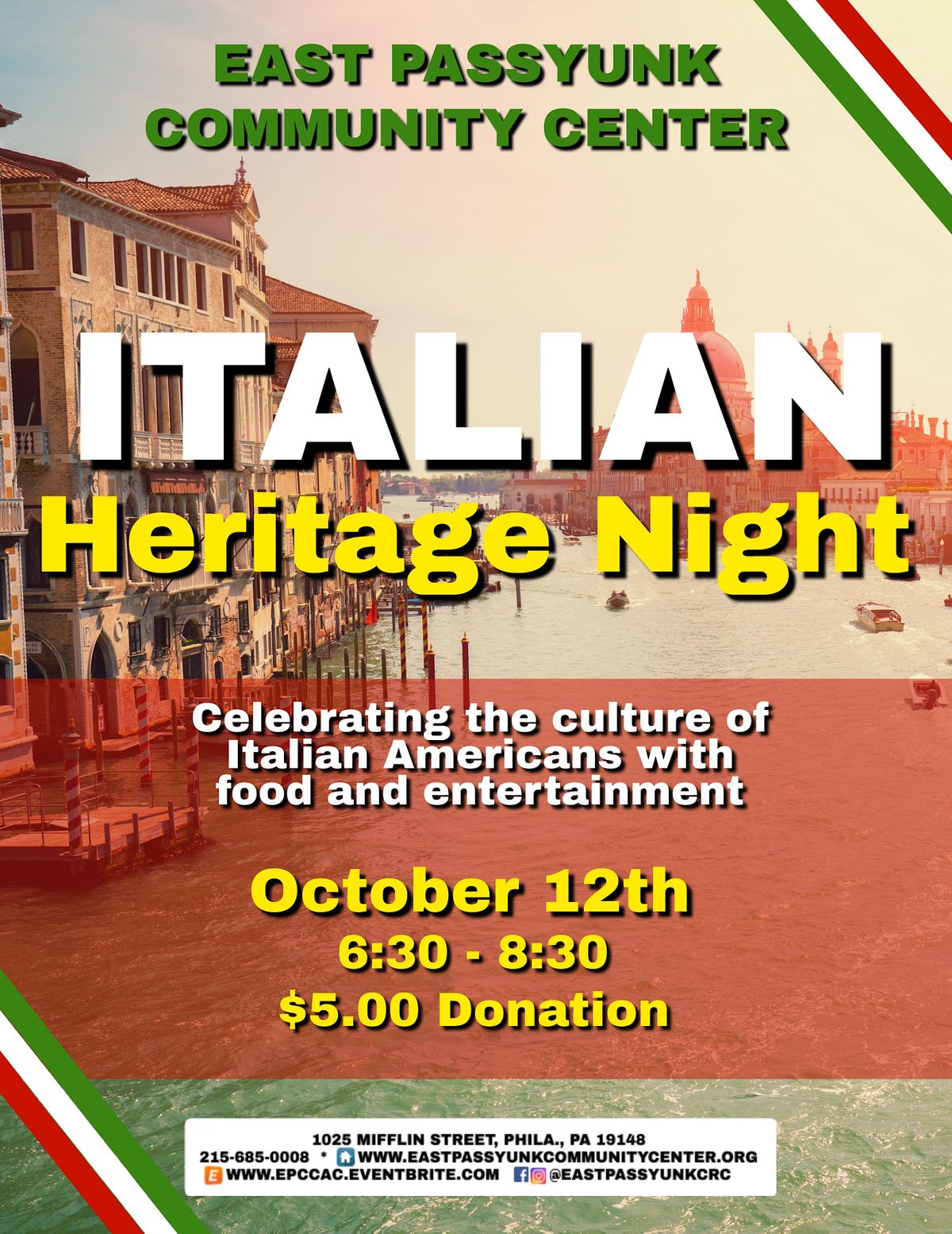 EPCC Italian Heritage Night