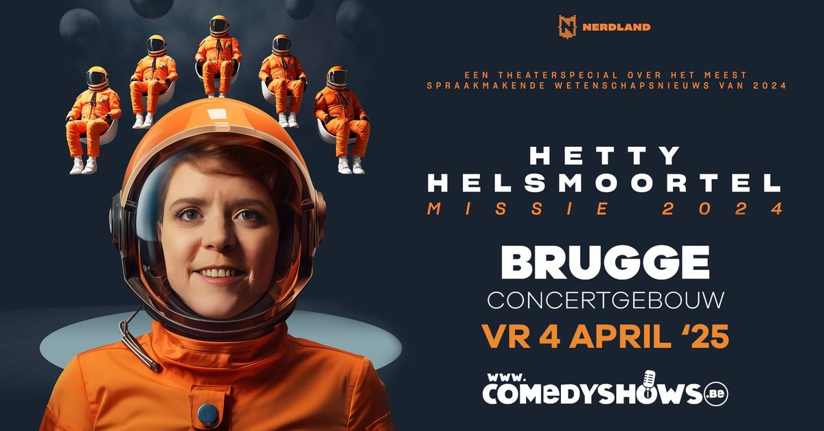 Hetty Helsmoortel - 'Missie 2024' - Brugge