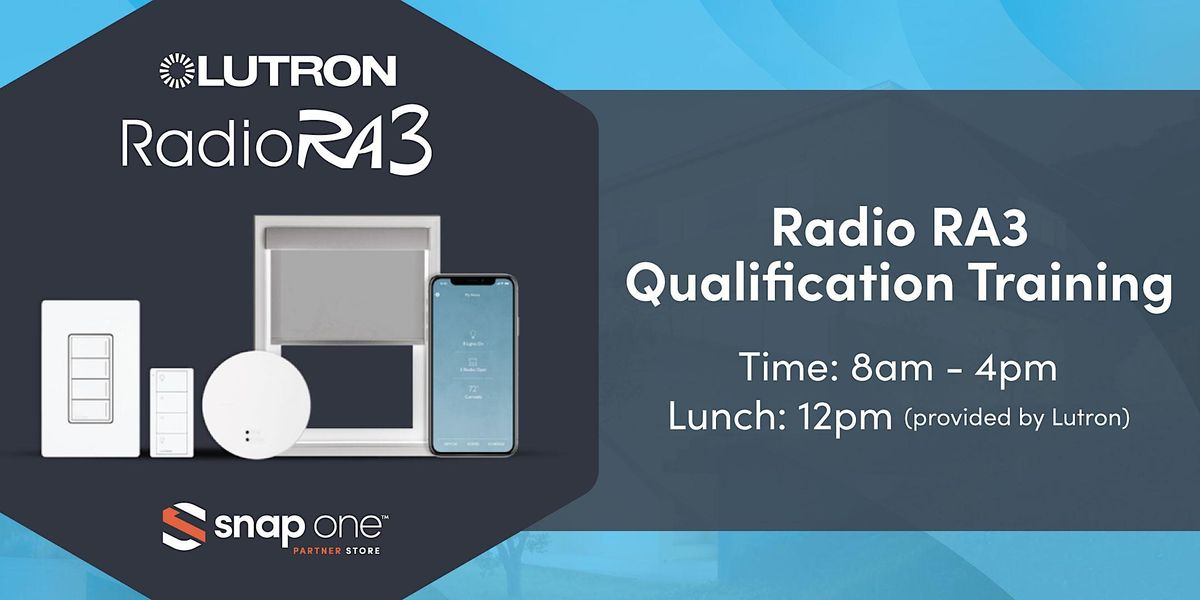 RadioRA 3 Qualification Training - Charlotte