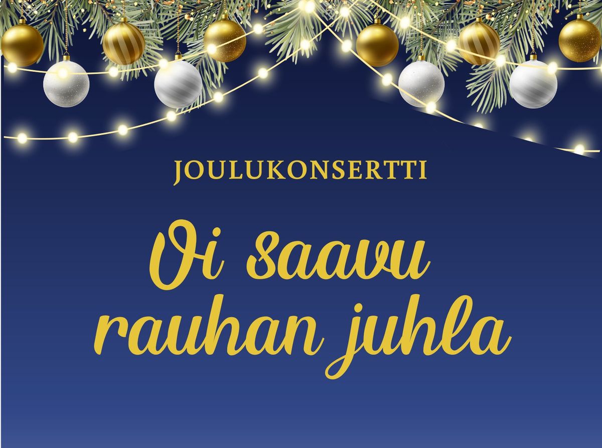 Oi saavu rauhan juhla