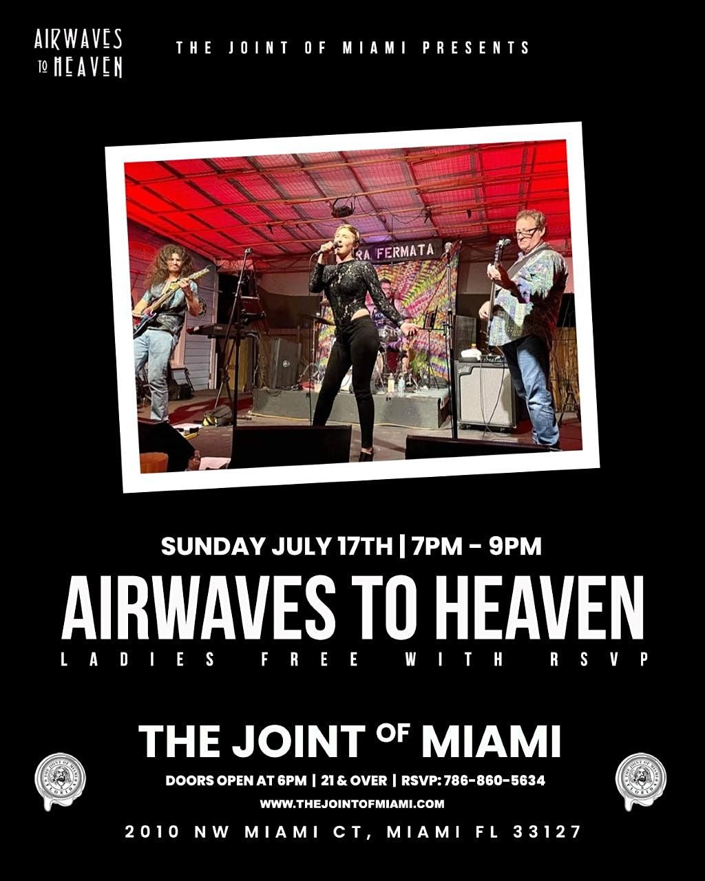 Airwaves to Heaven Live From The Joint of Miami