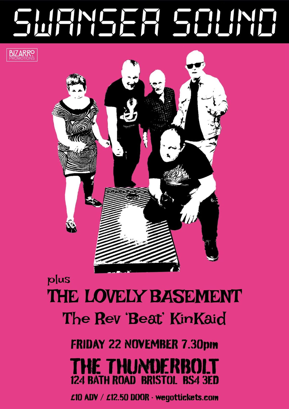 Swansea Sound, The Lovely Basement, The Rev 'Beat' Kinkaid, The Thunderbolt, Bristol, 22\/11\/24