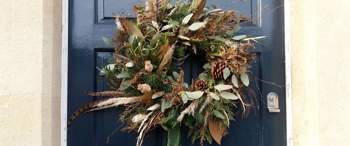 Christmas wreath making workshop