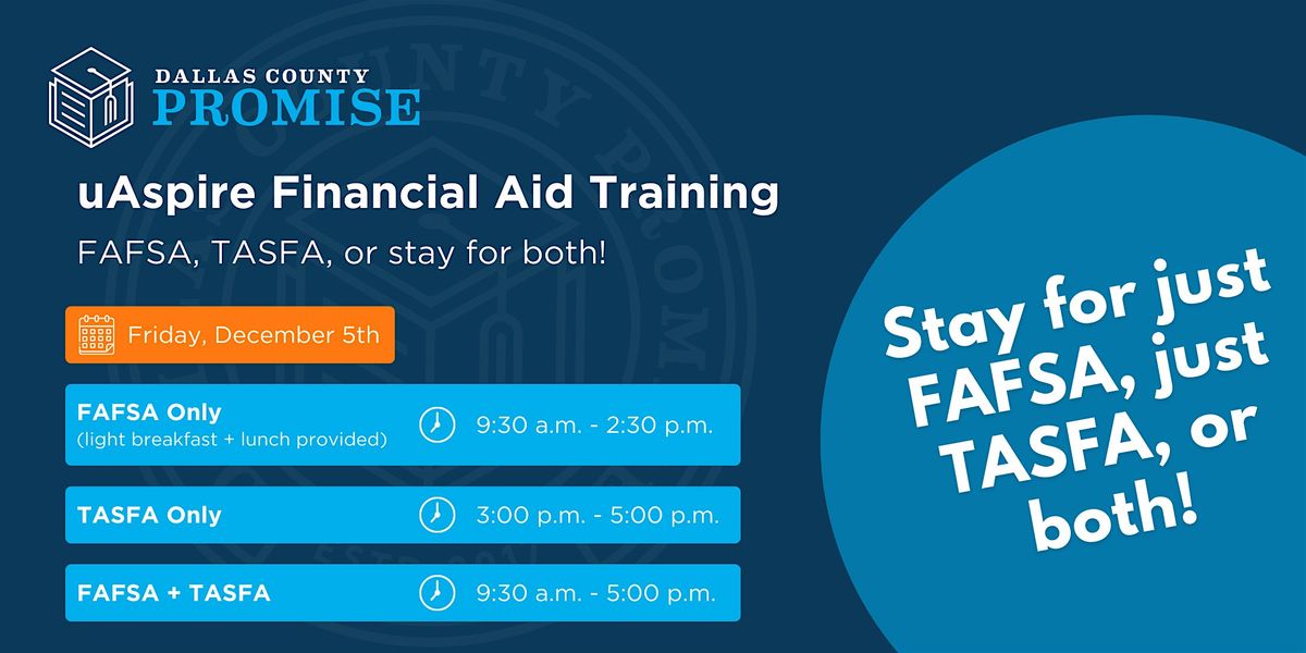 uAspire In-Person Financial Aid Training